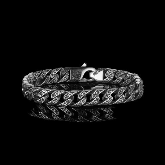 ANCIENT CUBAN BRACELET. - 925 STERLING SILVER