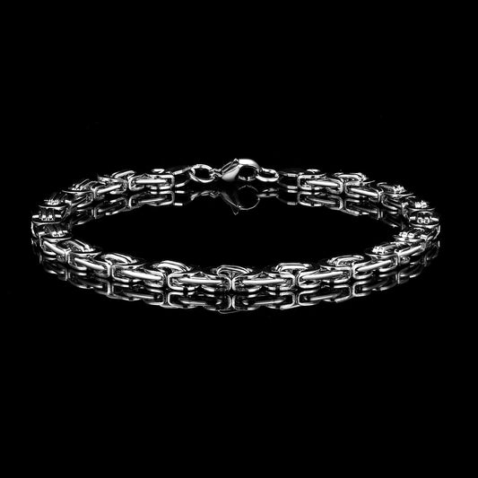 THE KINGS BRACELET. - SILVER